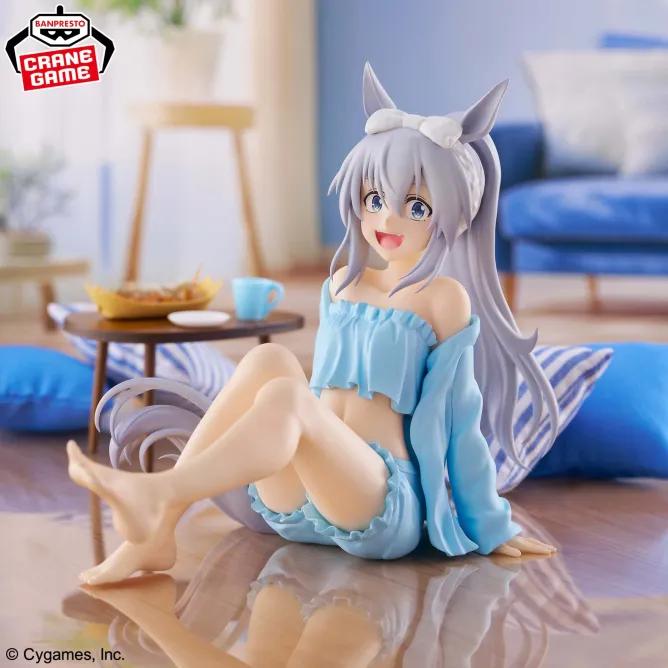 Аніме фігурка Тамамо Кросс (Tamamo Cross) — Кобилички: Сіндерела Ґрей (Uma Musume: Cinderella Gray), серія Relax Time, 13 см, виробник Banpresto 4