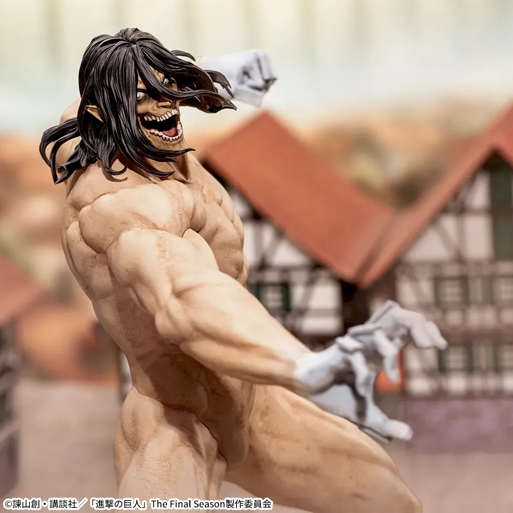 Аніме фігурка Ерен Єгер (Eren Yaeger) — Атака титанів (Attack on Titan), серія GigantiX, 25 см, виробник Sega 2