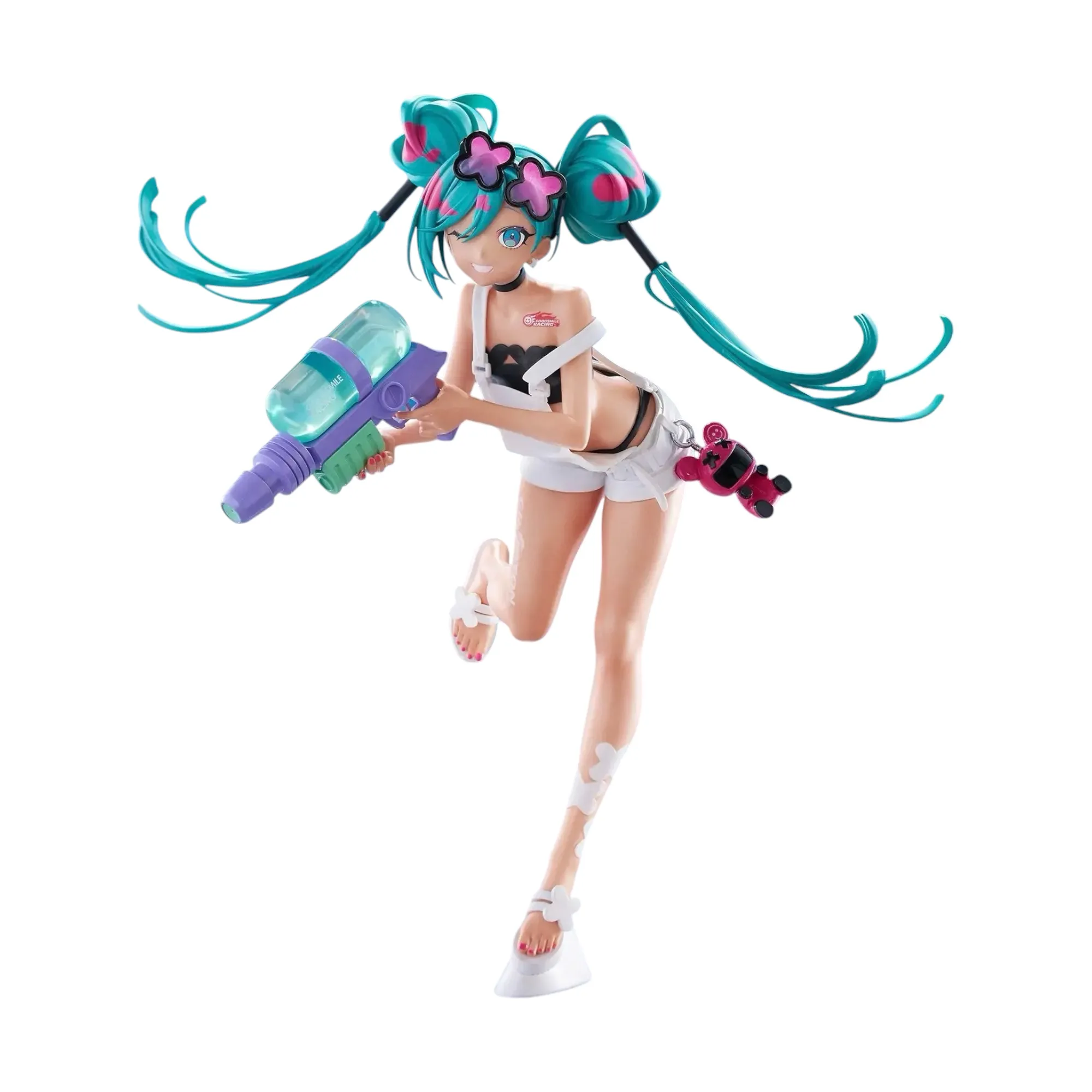 Аніме фігурка Хацуне Міку (Racing Miku 2025 Ver.) — Вокалоїд (Vocaloid), серія Muchuuto Figure, 20 см, виробник FuRyu