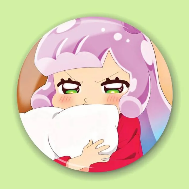 Аніме значок Милий слиз Пуніру (Puniru Is a Cute Slime) 3, 56 мм, глянець