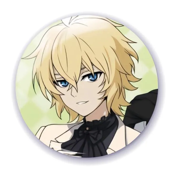 Аніме значок Останній серафим (Seraph of the End) 15, 56 мм