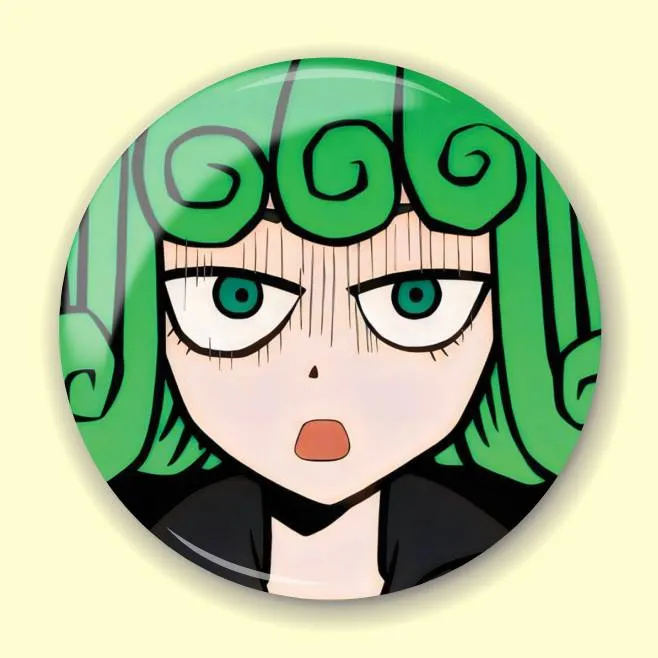 Аніме значок Ванпанчмен (One-Punch Man) 19, 56 мм, глянець