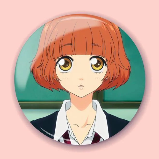 Аніме значок Шлях юності (Ao Haru Ride) 5, 56 мм, глянець