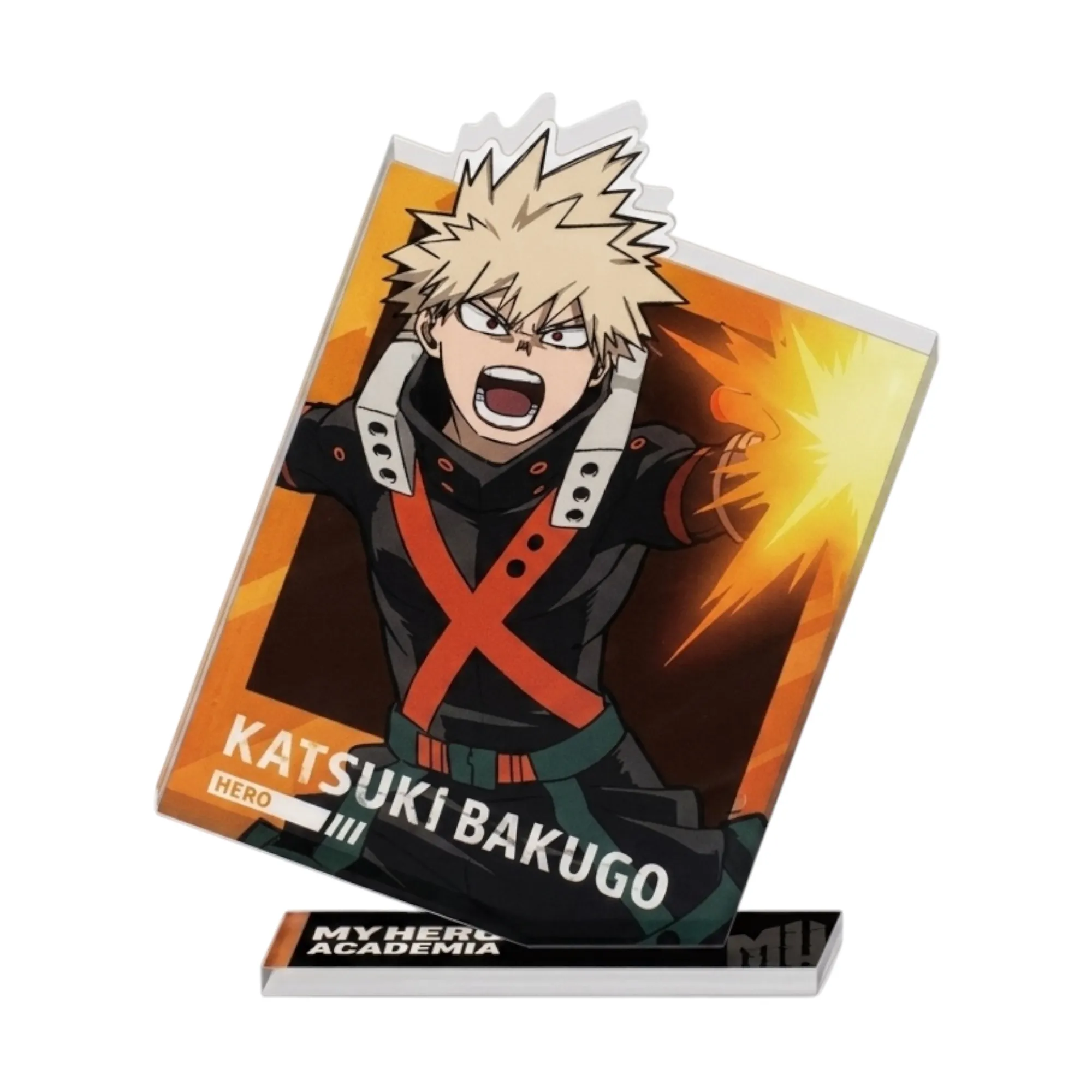 Аніме акриловий стенд — Кацукі Бакуґо (Katsuki Bakugo) — Моя геройська академія (My Hero Academia), 10 см