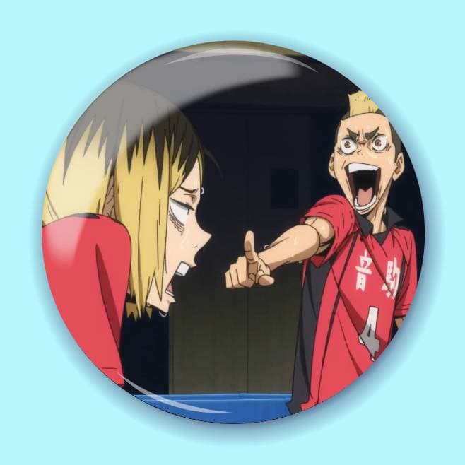 Аніме значок Волейбол (Haikyuu!!) 76, 56 мм, Глянець