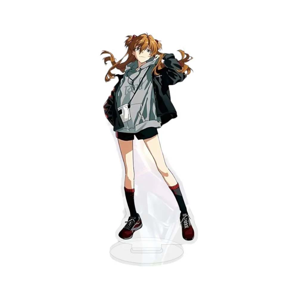 Аніме акриловий стенд Аска Шикінамі Ленглі (Asuka Shikinami Langley) — Єванґеліон (Evangelion), 15 см