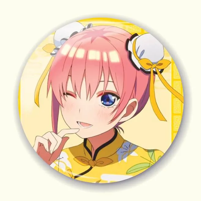 Аніме значок Пʼять наречених (The Quintessential Quintuplets) 10, 56 мм, глянець