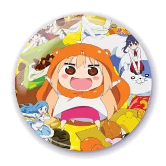 Аніме значок Дволика сестричка Умару (Himouto! Umaru-chan) 17, 56 мм, глянець