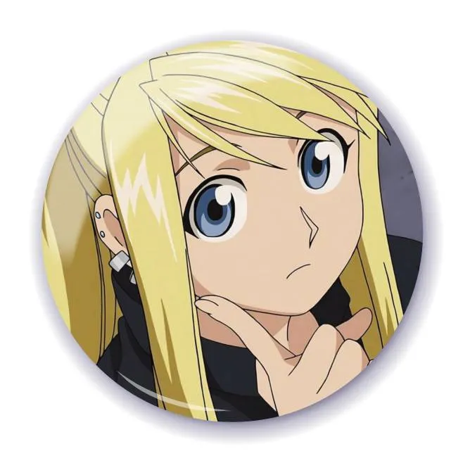 Аніме значок Сталевий алхімік (Fullmetal Alchemist) 3, 56 мм