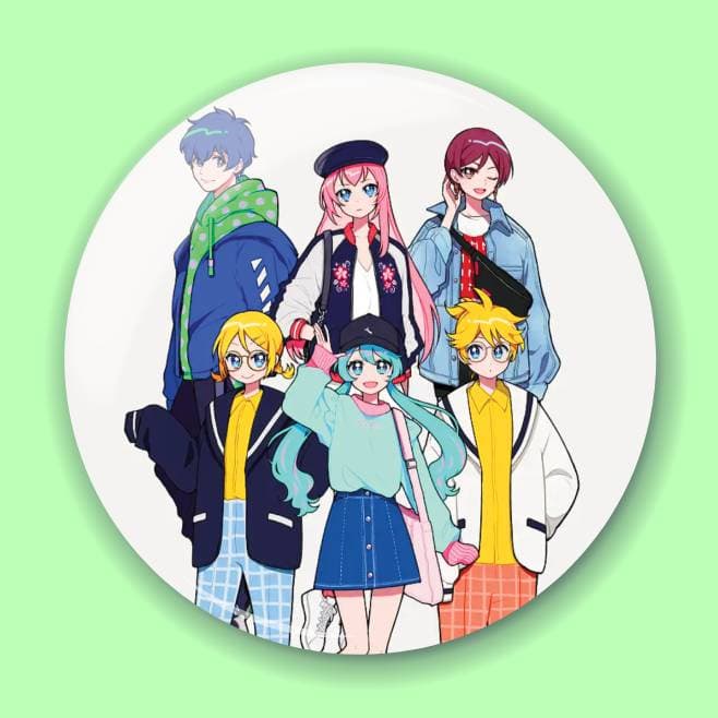 Аніме значок Хацуне Міку (Hatsune Miku) — Хацуне Міку (Hatsune Miku) Piapro Characters 27, 56 мм