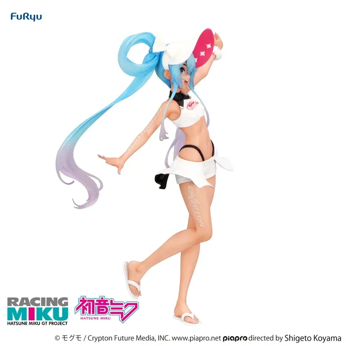 Аніме фігурка Хацуне Міку (Hatsune Miku) GT Project Racing Miku 2024 Summer Holiday Ver. Furyu — Хацуне Міку (Hatsune Miku), 23 см 7