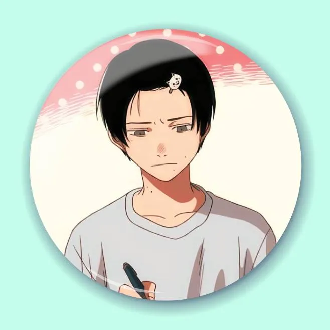 Аніме значок Літо, коли помер Хікару (The Summer Hikaru Died) 8, 56 мм