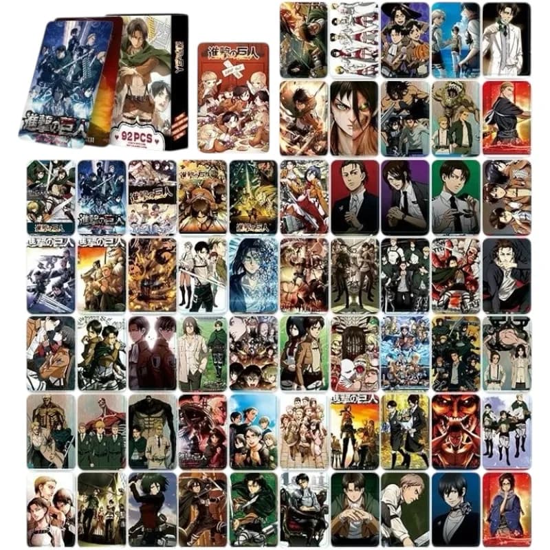 Картки по аніме Attack on Titan + 32 наліпки 2