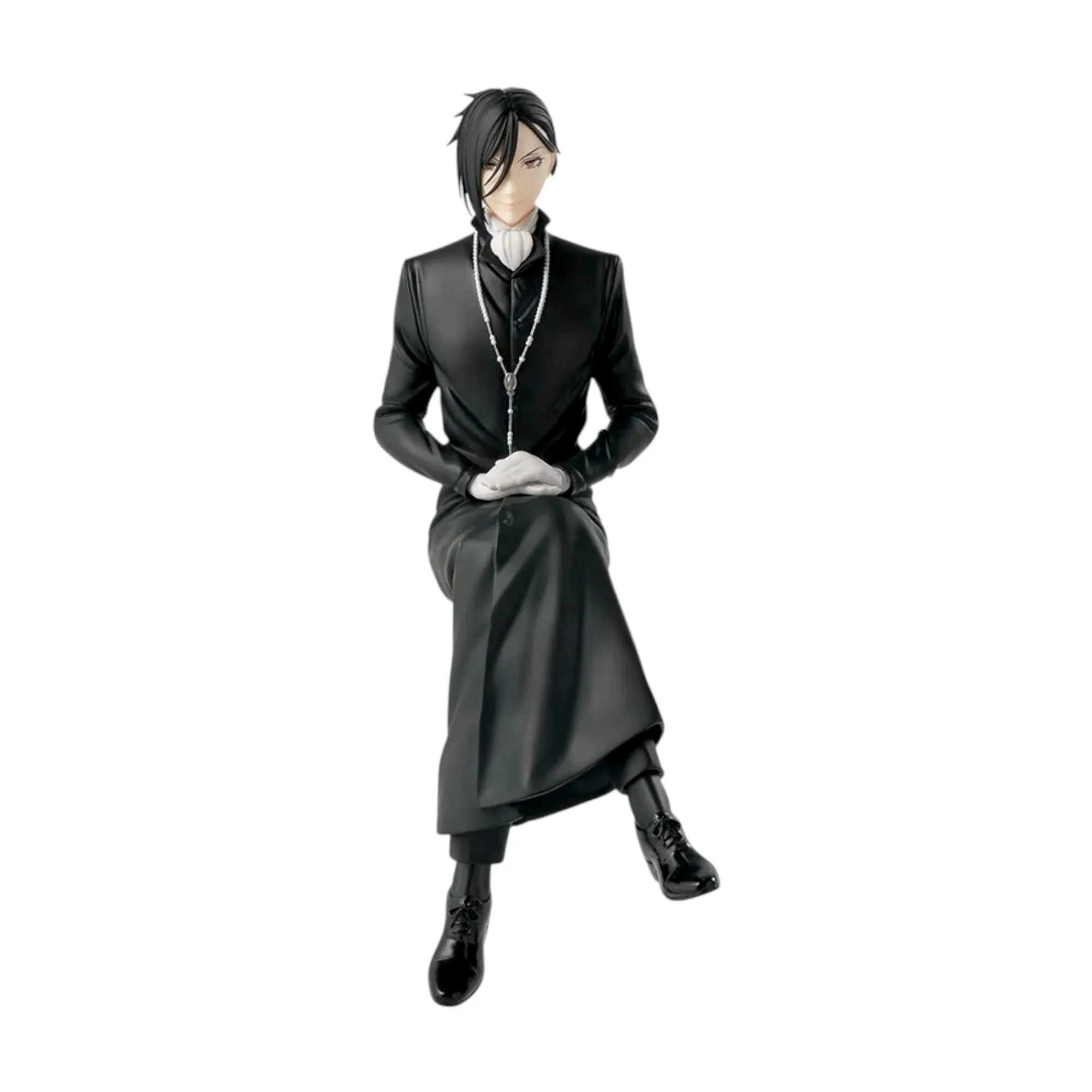 Аніме фігурка Себастьян Мікаеліс (Sebastian Michaelis) — Темний дворецький: Шкільна арка (Black Butler - Public School Arc), PM Perching, 16 см, Sega