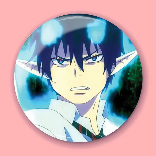 Аніме значок Блакитний екзорцист (Blue Exorcist) 18, 56 мм