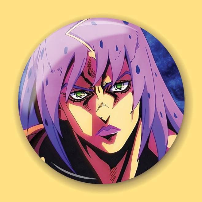 Аніме значок Неймовірні пригоди ДжоДжо (JoJo's Bizarre Adventure) 13, 56 мм