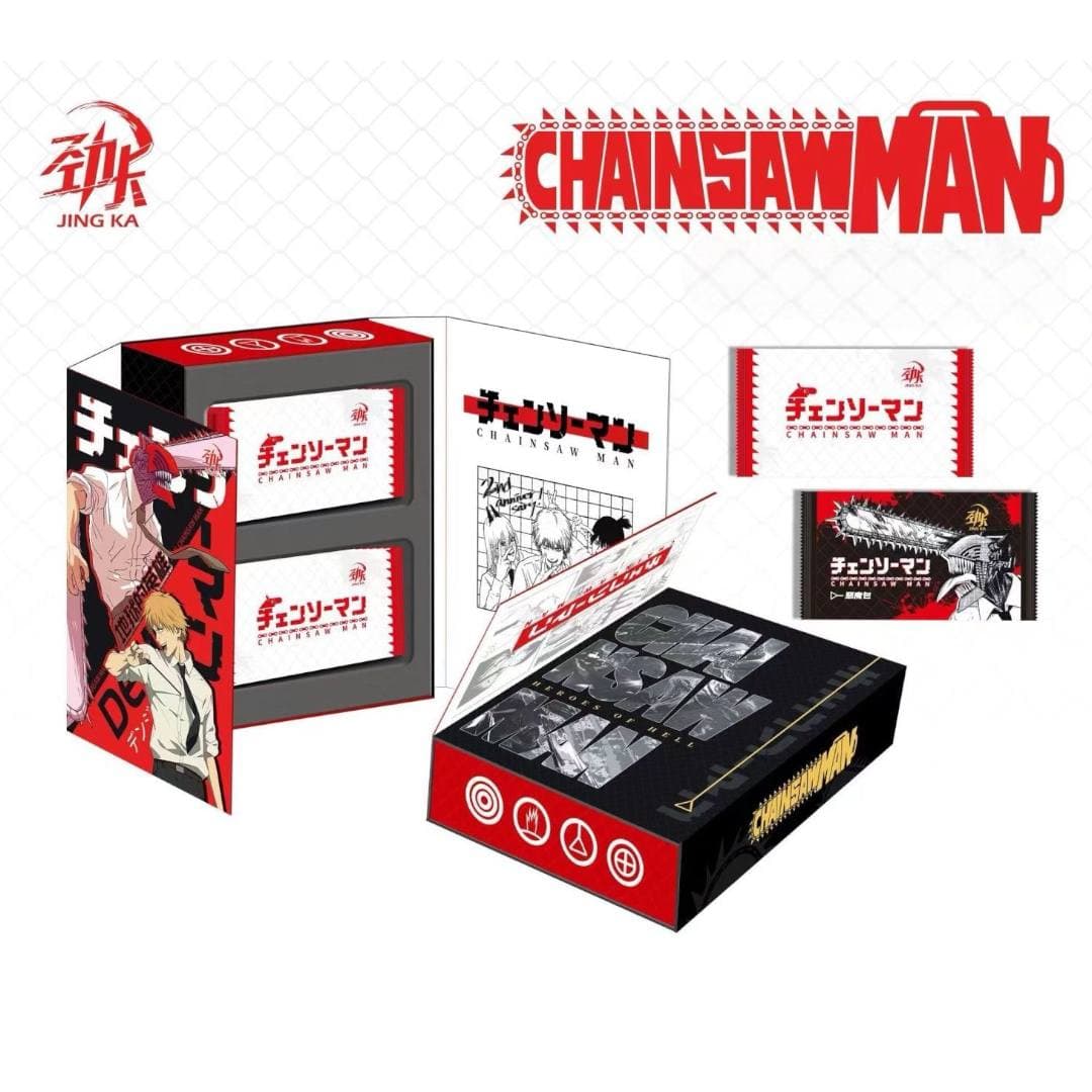Аніме картки Jing Ka — Людина-бензопила (Chainsaw Man)