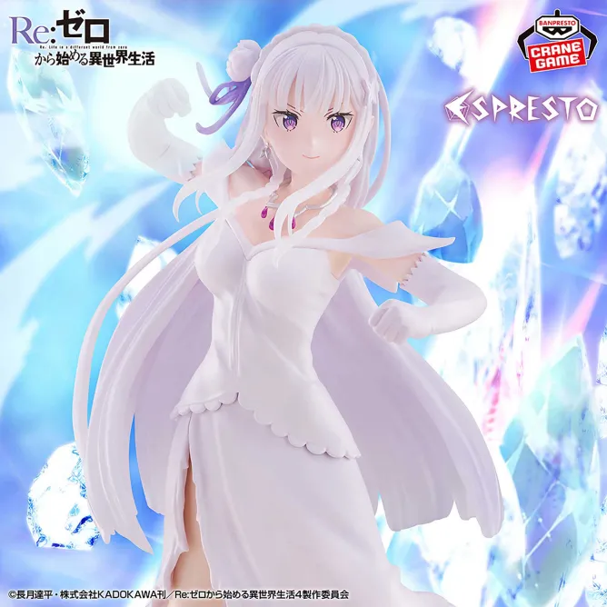 Аніме фігурка Емілія (Emilia) — Re:Zero. Життя з нуля в іншому світі (Re:ZERO -Starting Life in Another World-), серія ESPRESTO-Excite Motions-, 22 см, виробник Banpresto 2