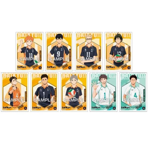 Аніме картки Волейбол!! (Haikyu!!) Clear Card Collection 5, виробник Ensky 2
