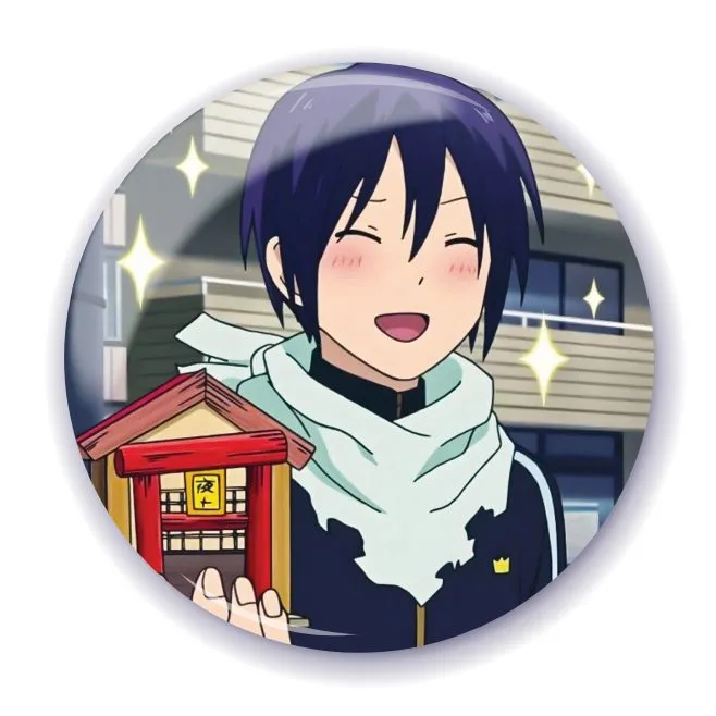 Аніме значок Безхатній бог (Noragami) 10, 56 мм, глянець