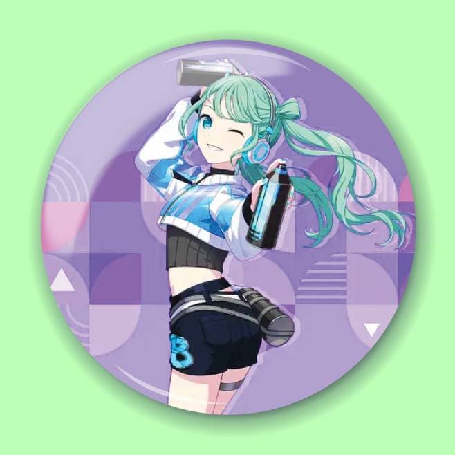 Аніме значок Хацуне Міку (Hatsune Miku) — Хацуне Міку (Hatsune Miku) Piapro Characters 17, 56 мм