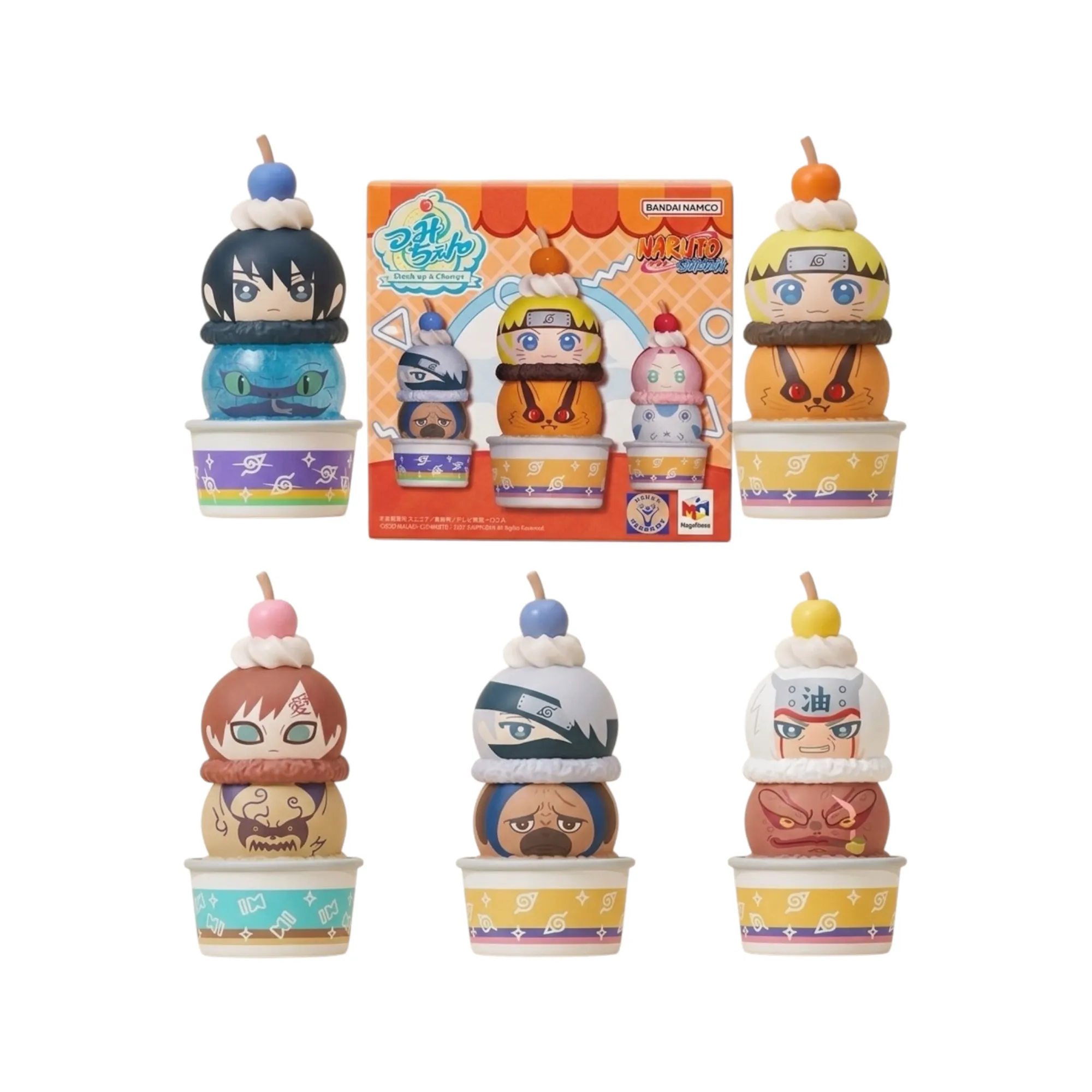 Аніме фігурка-сюрприз Наруто (Naruto Shippuden) — Stack Up & Change, Blind Box, 7 см, MegaHouse