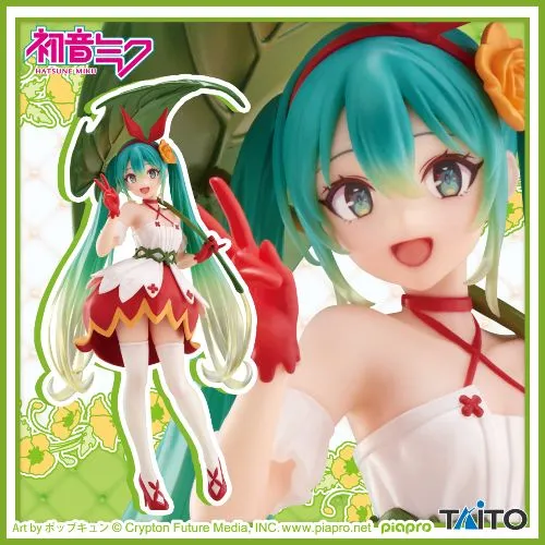 Аніме фігурка Хацуне Міку (Hatsune Miku) Thumbelina Wonderland Taito — Хацуне Міку (Hatsune Miku), 18 см 2