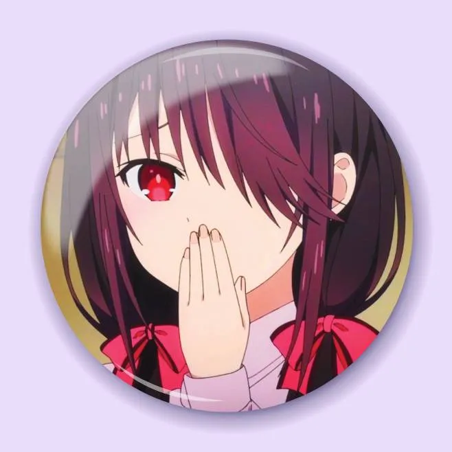 Аніме значок Побачення з життям (Date A Live) 3, 56 мм, глянець
