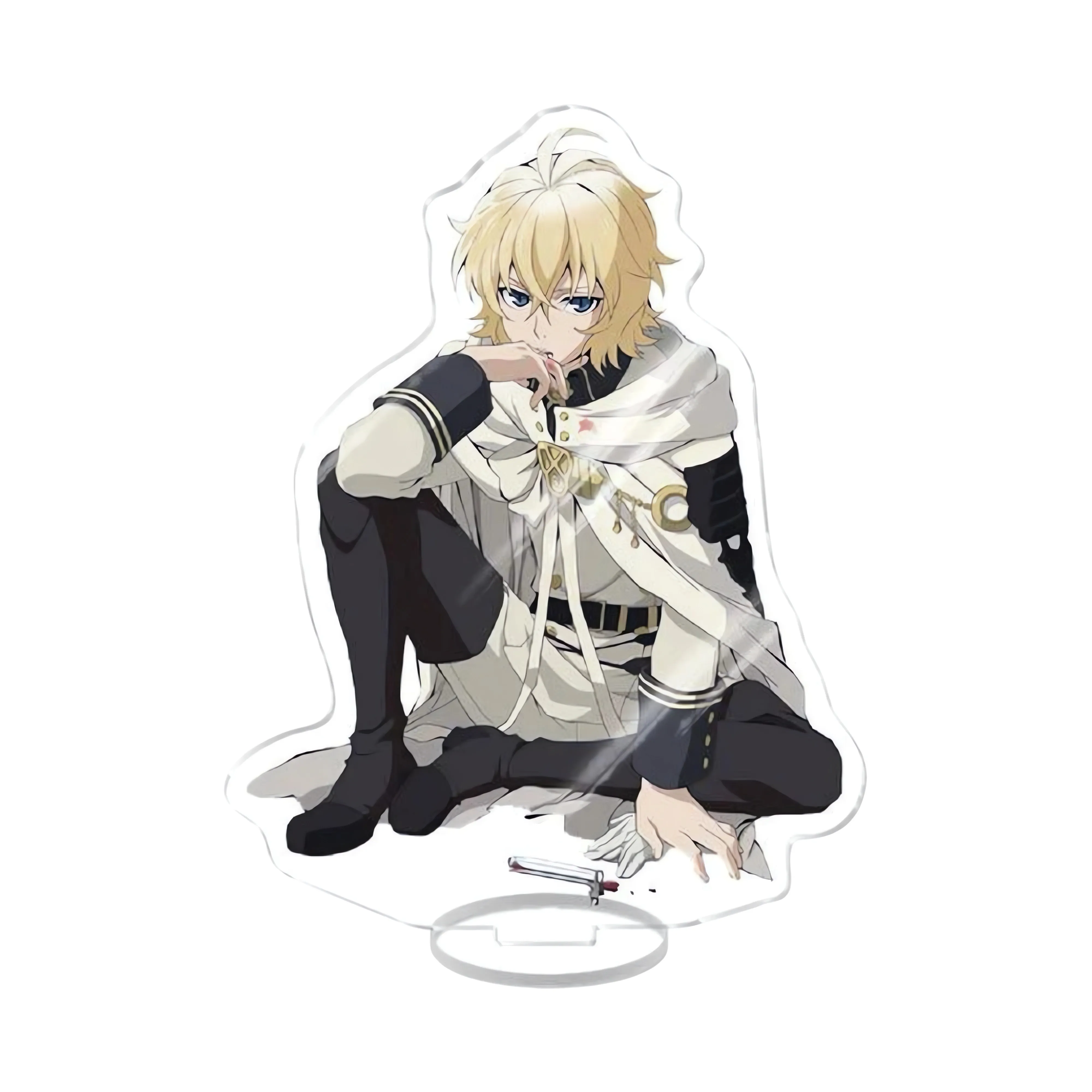 Аніме акриловий стенд Мікаела Хякуя (Mikaela Hyakuya) — Останній серафим (Seraph of the End), 15 см
