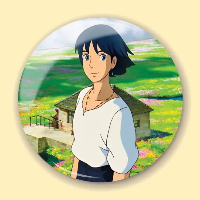 Аніме значок Мандрівний замок Ґаула (Howl's Moving Castle) 1, 56 мм, глянець