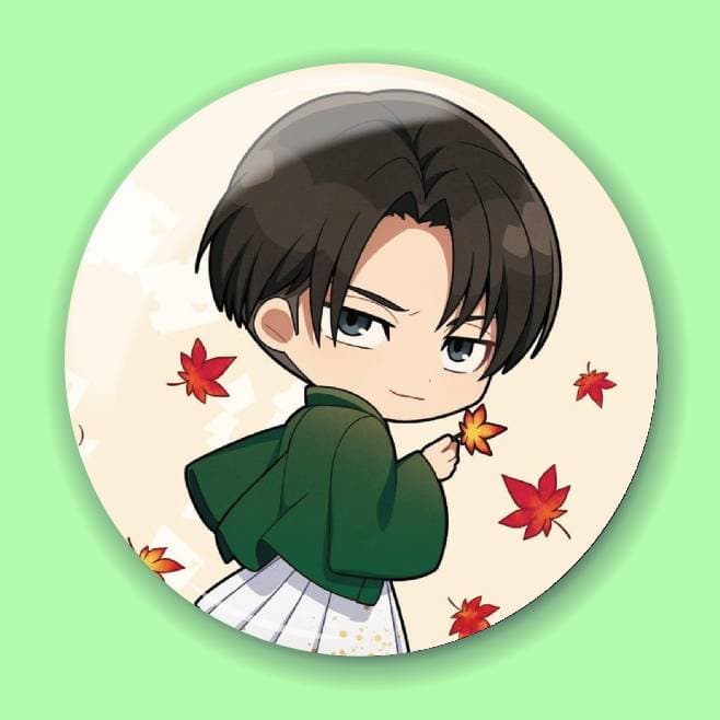 Аніме значок Атака титанів (Attack on Titan) 65, 56 мм, глянець