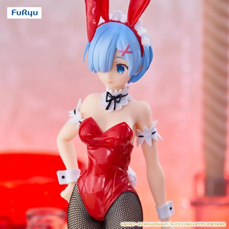 Аніме фігурка Рем (Rem) BiCute Bunnies Red Color Ver. Furyu — Переродження: Життя в іншому світі з нуля (Re:Zero Starting Life in Another World), 29 см 8