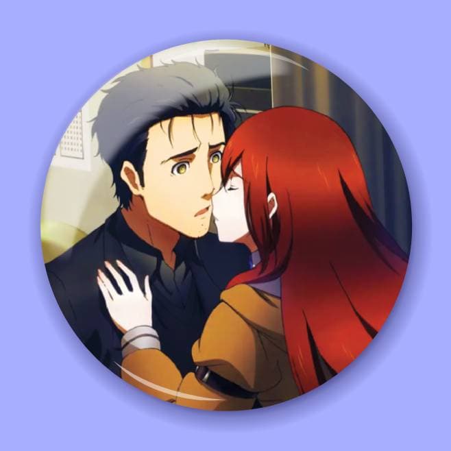 Аніме значок Брама Штейна (Steins;Gate) 10, 56 мм, Глянець