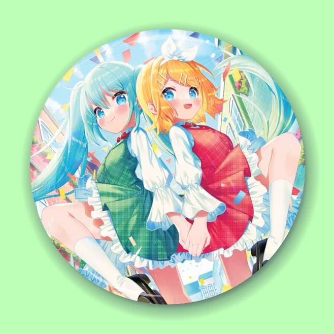 Аніме значок Хацуне Міку (Hatsune Miku) — Піапро Характерс (Piapro Characters) 26, 56 мм