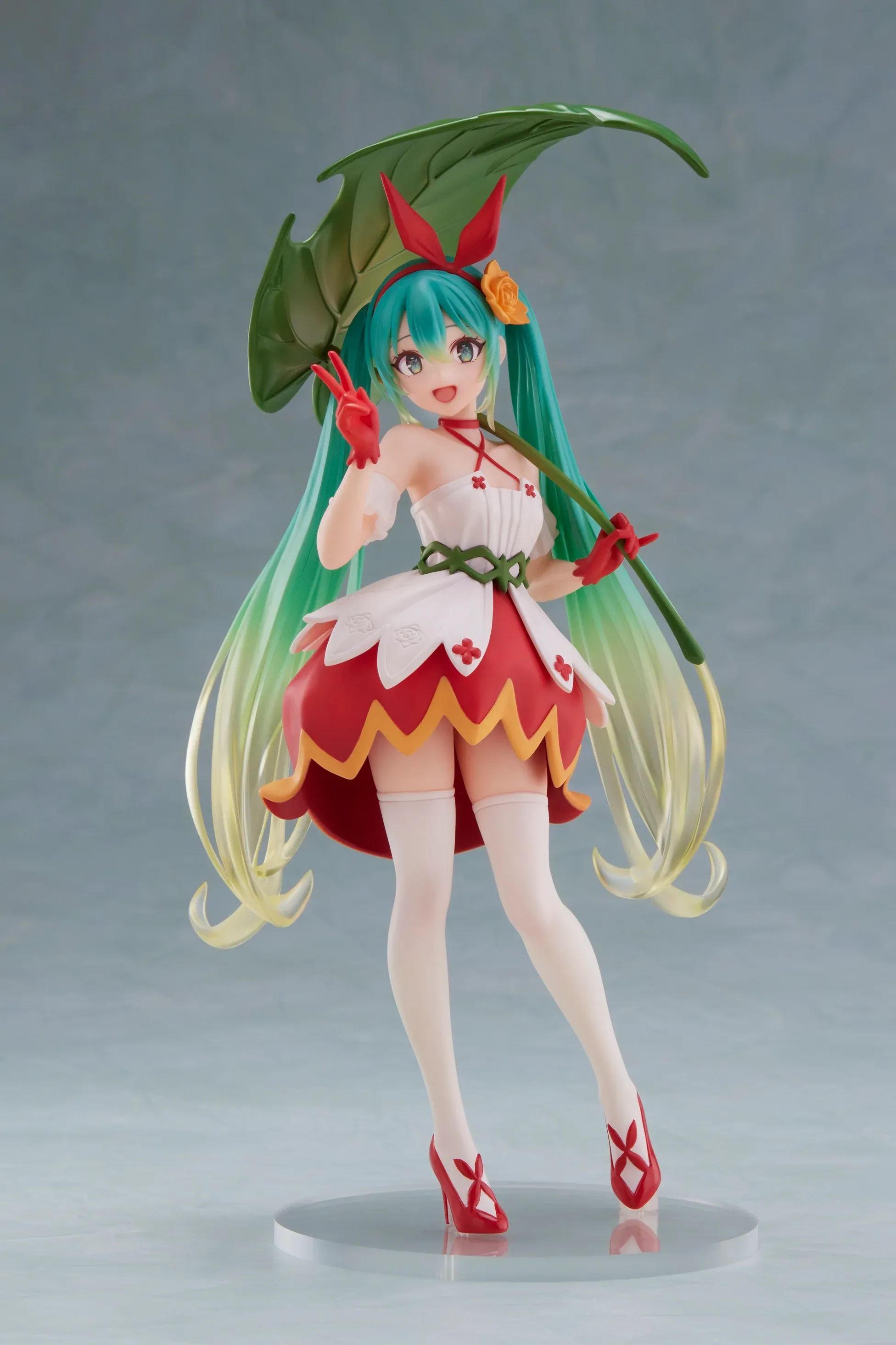 Аніме фігурка Хацуне Міку (Hatsune Miku) Thumbelina Wonderland Taito — Хацуне Міку (Hatsune Miku), 18 см 3