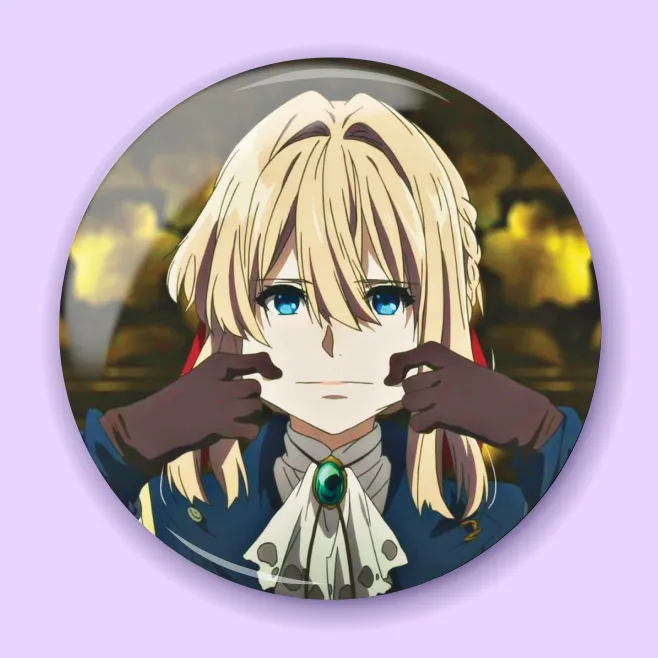 Аніме значок Віолета Еверґарден (Violet Evergarden) 6, 56 мм
