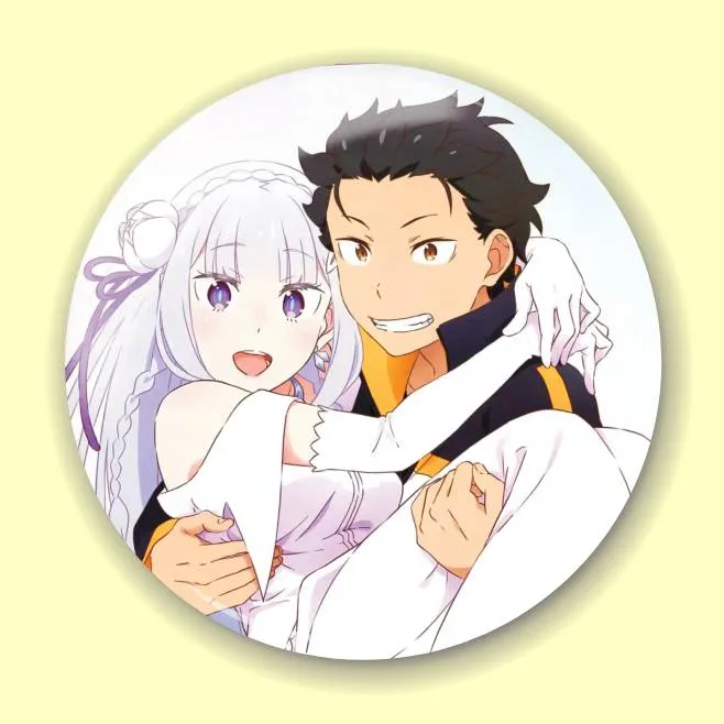 Аніме значок Переродження: Життя в іншому світі з нуля (Re:Zero Starting Life in Another World) 38, 56 мм