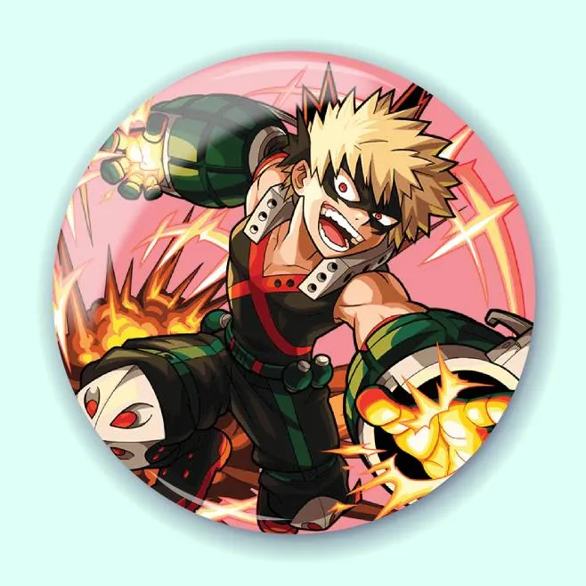 Аніме значок Моя геройська академія (My Hero Academia) 64, 56 мм