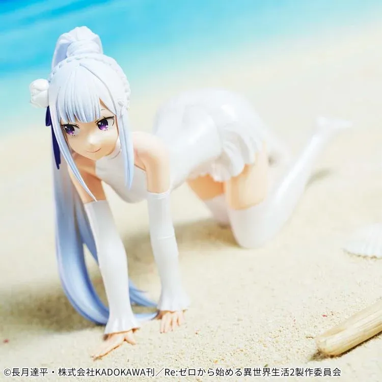 Аніме фігурка Емілія (Emilia) Celestial vivi Banpresto — Переродження: Життя в іншому світі з нуля (Re:Zero - Starting Life in Another World), 13 см 2