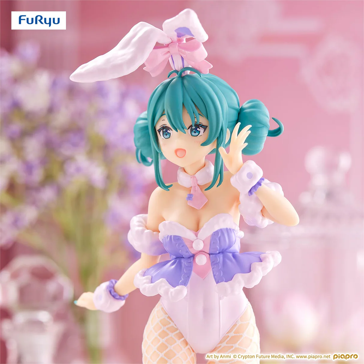 Фігурка Hatsune Miku - White Bunny Lavender ver. - Bicute Bunnies 3