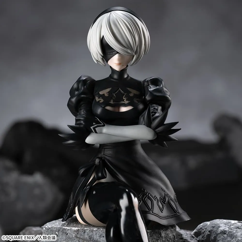 Аніме фігурка 2B — Нір: Автомата (NieR:Automata Ver1.1a), Noodle Stopper PM Perching - Sega, 15 см 2