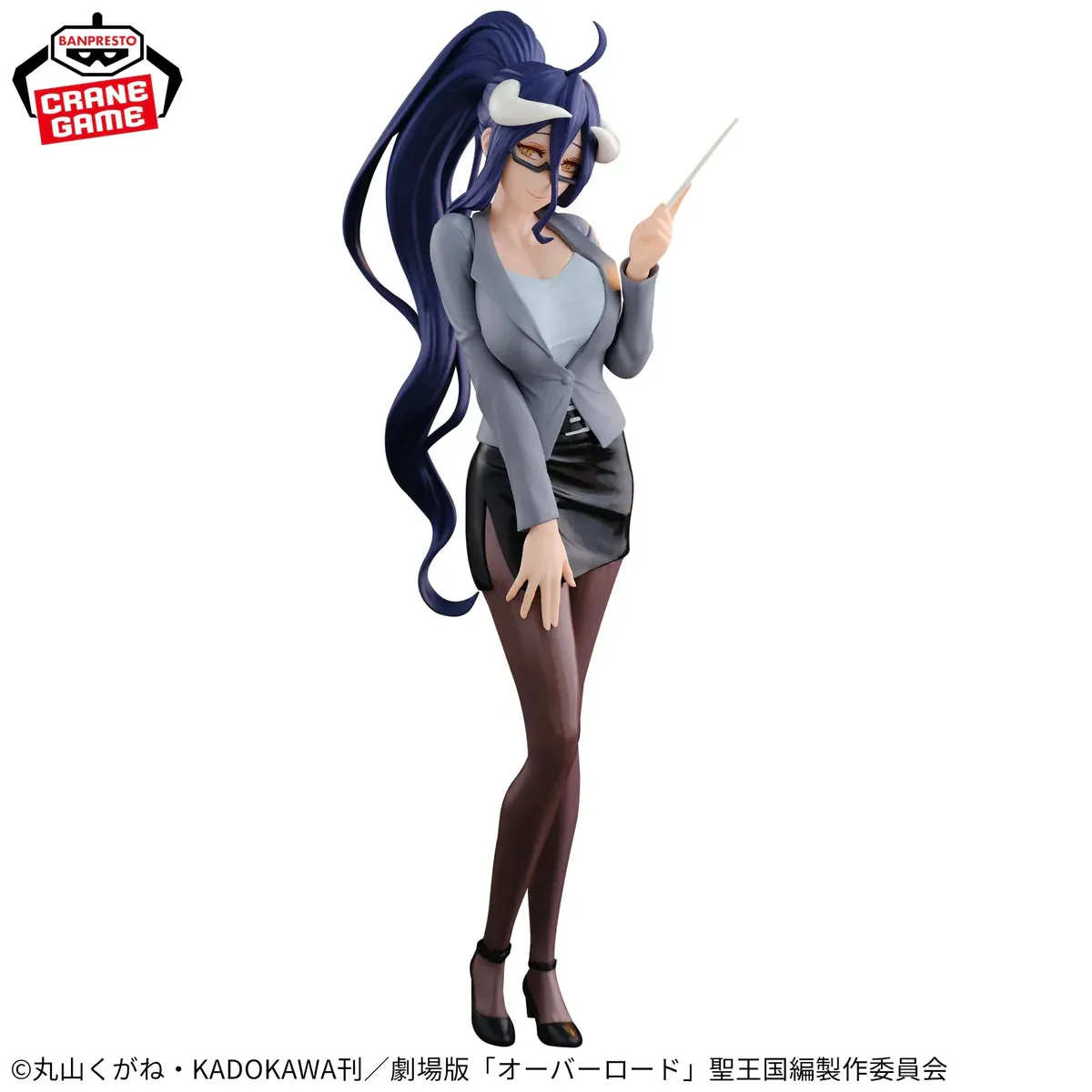 Аніме фігурка Альбедо (Albedo) Teacher Style Ver. Banpresto — Повелитель (Overlord), 20 см 2