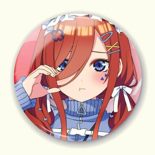 Аніме значок Пʼять наречених (The Quintessential Quintuplets) 3, 56 мм