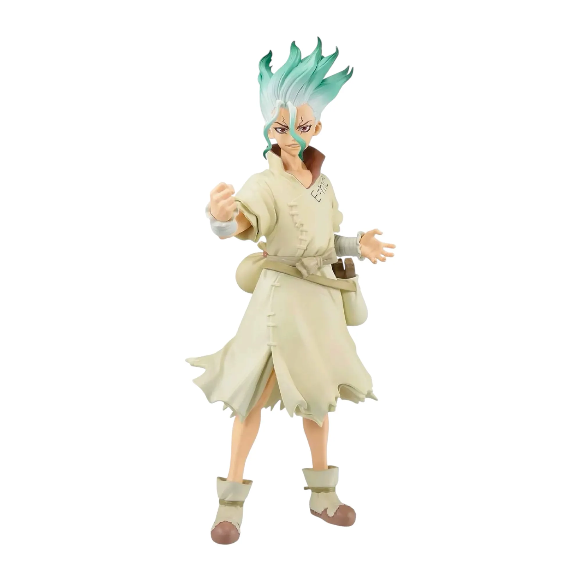 Аніме фігурка Сенку Ішіґамі (Senku Ishigami) — Доктор Стоун (Dr. Stone), Figure of Stone World, 19 см, Banpresto