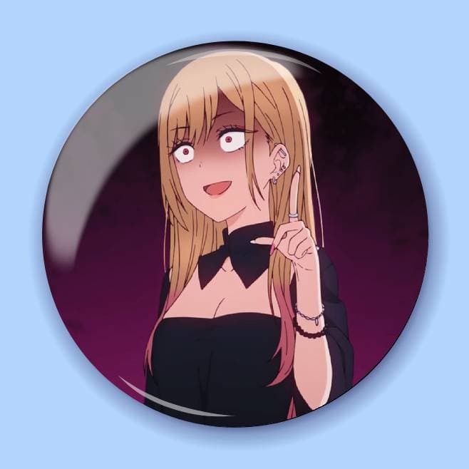 Аніме значок Ця порцелянова лялечка закохалася (My Dress-Up Darling) 18, 56 мм, глянець