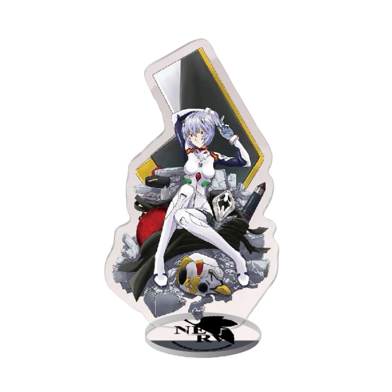 Аніме акриловий стенд Рей Аянамі (Rei Ayanami) — Єванґеліон (Evangelion), 15 см