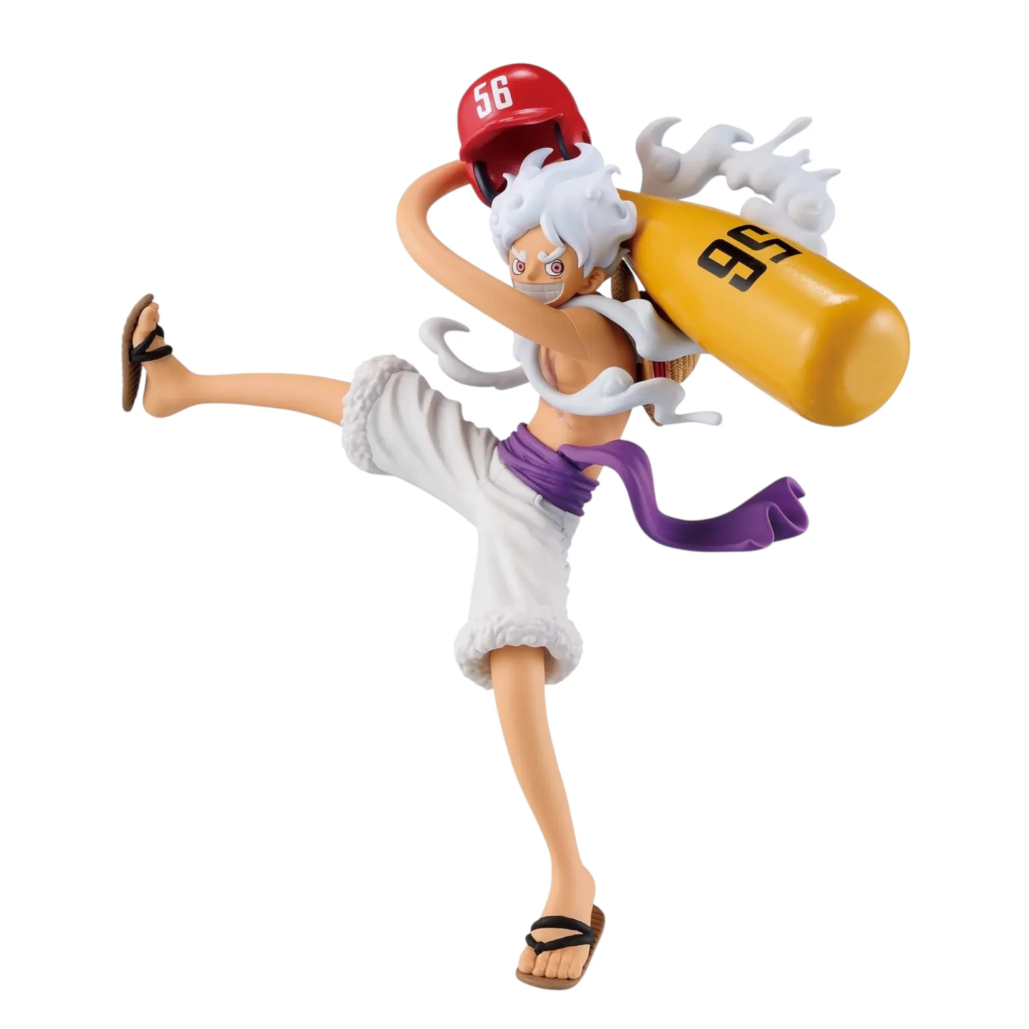 Аніме фігурка Монкі Д. Луффі: 5-й ґір II (Monkey D. Luffy: Gear 5 II) — Ван Піс (One Piece), серія Battle Record Collection, 17 см, виробник Banpresto