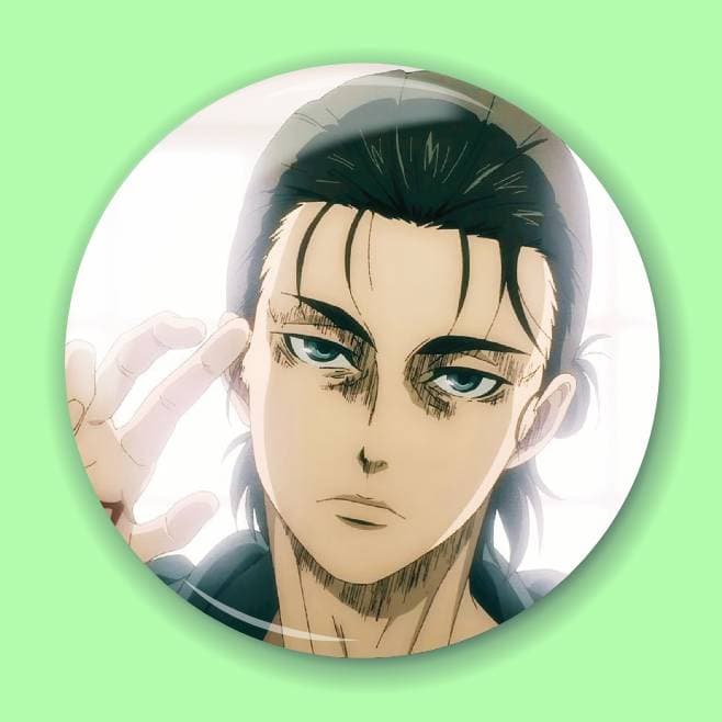 Аніме значок Атака титанів (Attack on Titan) 39, 56 мм, глянець