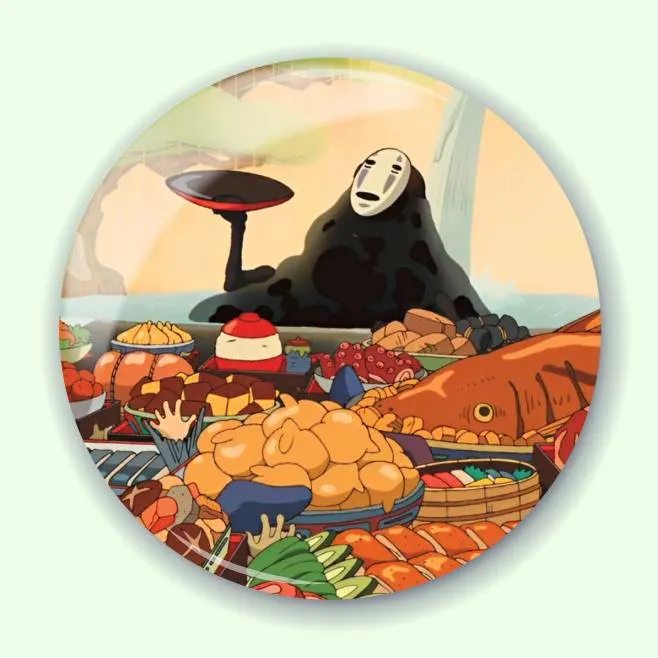 Аніме значок Віднесені привидами (Spirited Away) 4, 56 мм