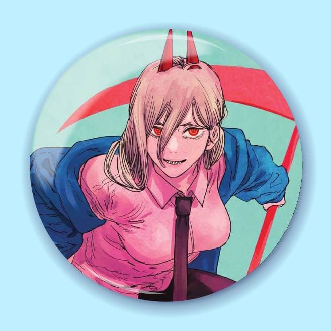 Аніме значок Людина-бензопила (Chainsaw Man) 51, 56 мм